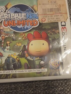 Scribblenauts Unlimited Nintendo 3DS Game - White Case
